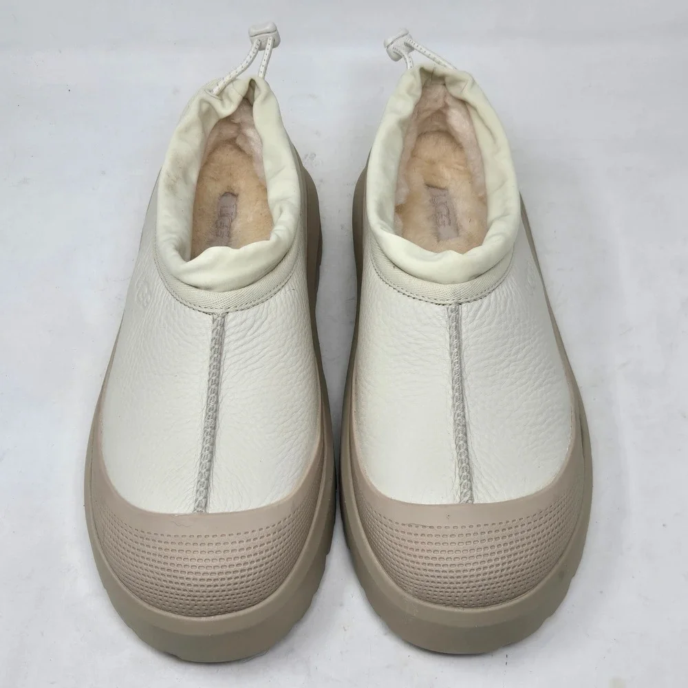 UGG Tasman Weather Hybrid Slipper Birch White Pepper Mens 9 Women 11 NWOB‎